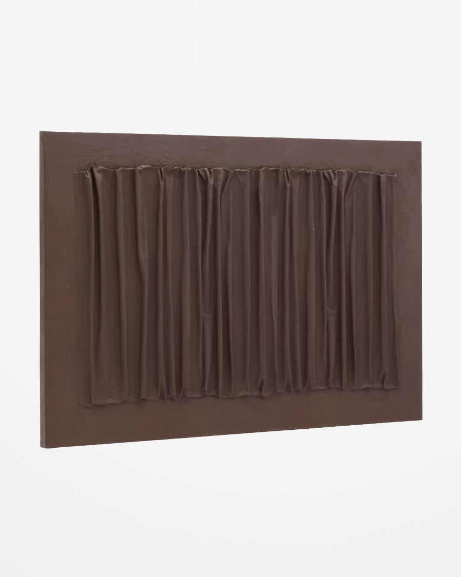 Lienzo Thud con relieves marrón 90 x 60 cm Lienzo Thud con relieves marrón 90 x 60 cm
