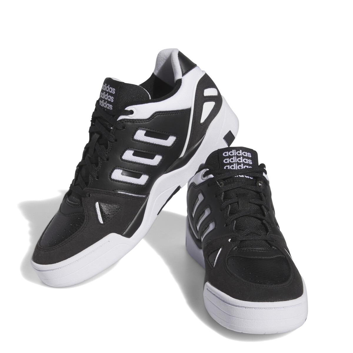 Championes de Hombre Adidas Midcity Low - Negro - Blanco 