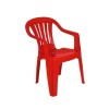 SILLA PLASTICO ALTEA ROJA CON POSA BRAZOS POLTRONA MOR Silla Plastico Altea Roja Con Posa Brazos Poltrona Mor