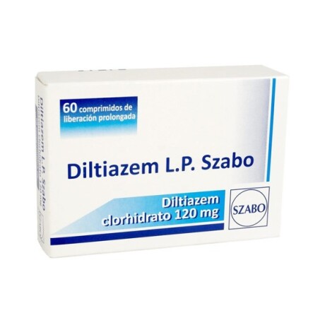 Diltiazem LP Szabo 120mg 60 Comprimidos Diltiazem LP Szabo 120mg 60 Comprimidos