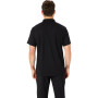 ASICS Spiral Embroidery Polo.Shirts - Hombre Performance Black