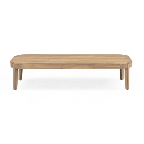 SET DE LIVING MADERA-ACACIA NATURAL-BEIGE CRUZ