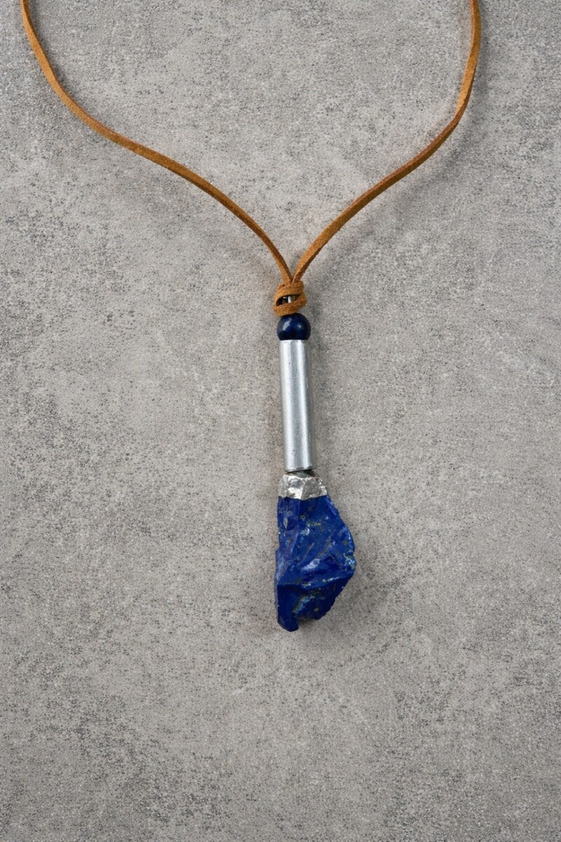 Raw Stone Necklace - Azul 