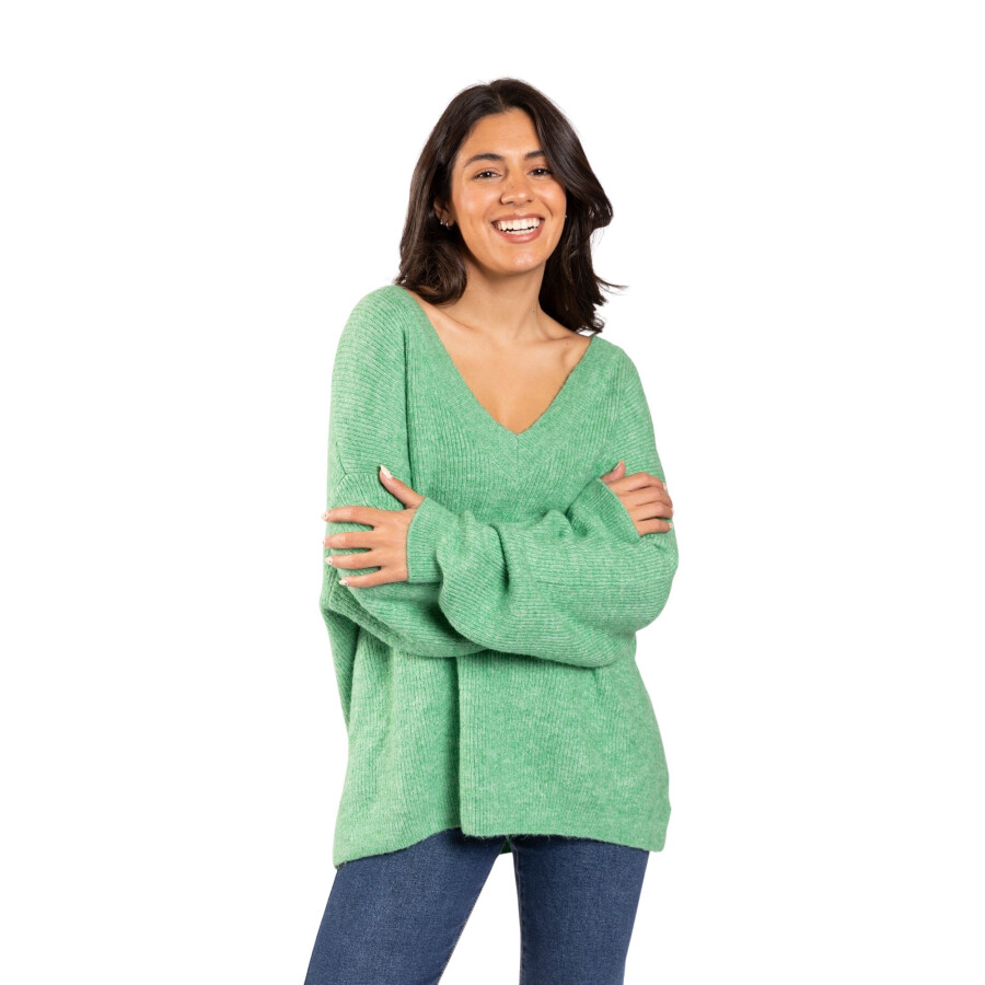 CHERRY SWEATER GREEN
