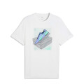 Remera de Hombre Puma Graphic Sneaker Blanco