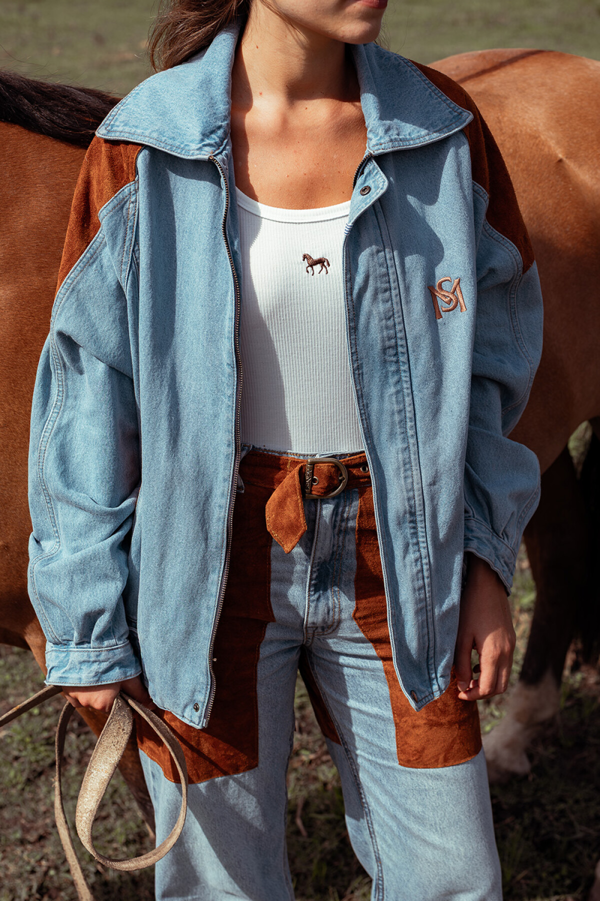 Horsy T Shirt Blanco