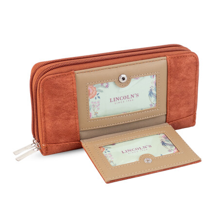 Billetera Lincoln's Hibisco Ladrillo Billetera Lincoln's Hibisco Ladrillo