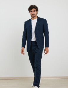110573 SACO HARRINGTON LABEL Azul Oscuro