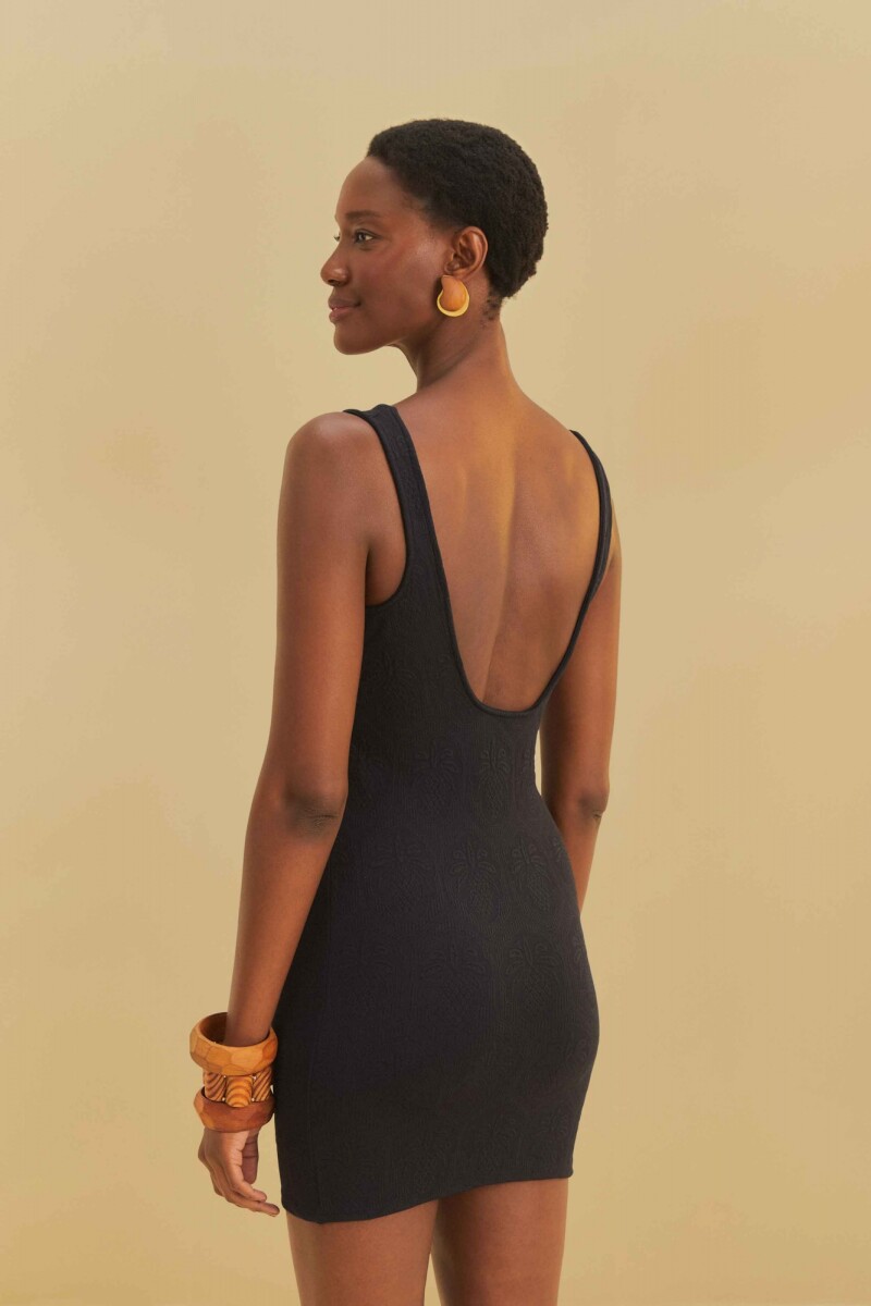 VESTIDO CORTO Negro