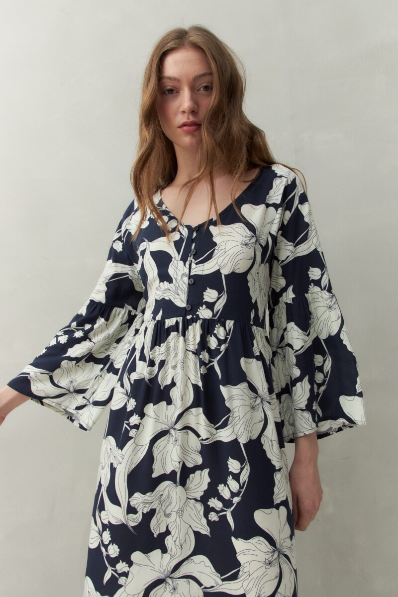 VESTIDO SAMARA Azul Marino