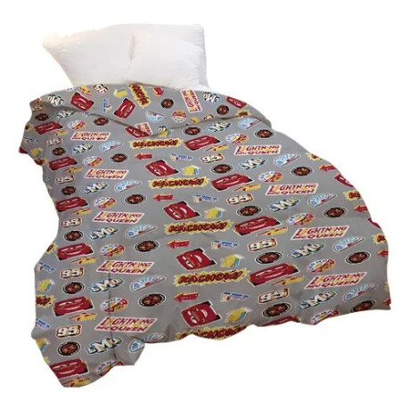 Acolchado 1 Plaza Disney CARS GRIS – Abrigo, suavidad y diversión Acolchado 1 Plaza Disney CARS GRIS – Abrigo, suavidad y diversión