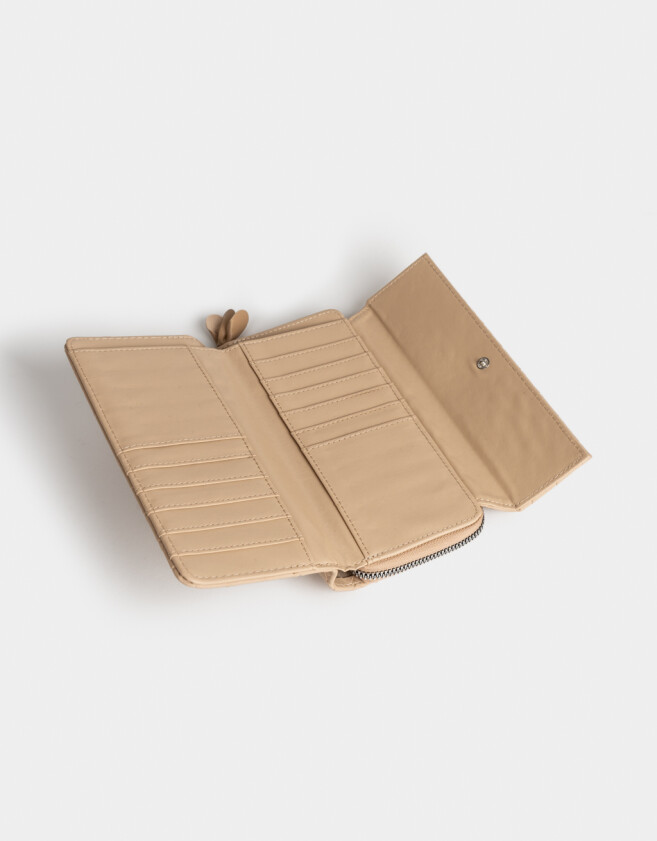 Ficheros Billetera Fichero Trenzada - Marron Camel