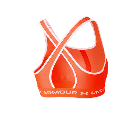 TOP MUJER UNDER ARMOUR CROSSBACK MID BRA Orange