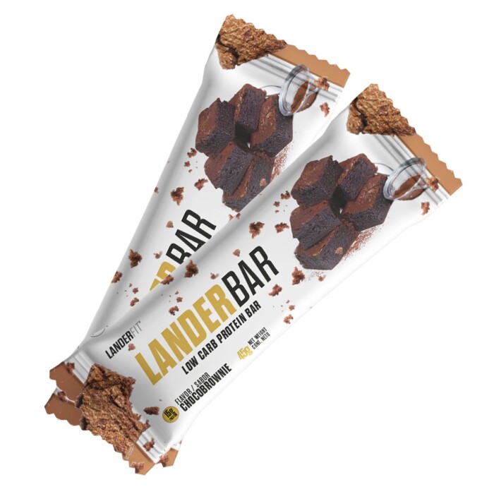 LANDERBAR CHOCO BROWNIE LOW CARB UNID. X única
