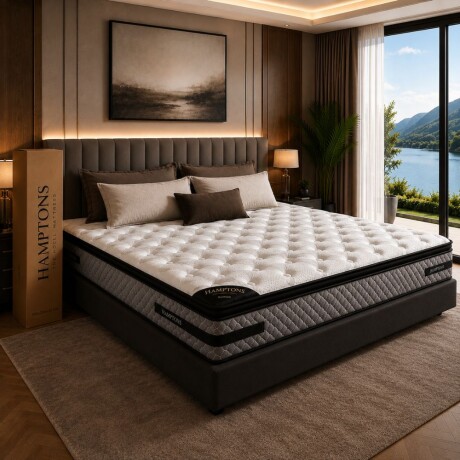 Colchon de resortes King Hamptons Platinum Colchon de resortes King Hamptons Platinum