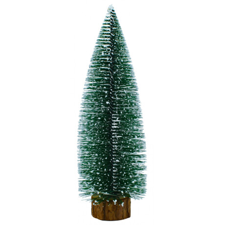 ARBOL NAVIDEÑO BASE MADERA NEVADO 37X6.5CM 24589 ARBOL NAVIDEÑO BASE MADERA NEVADO 37X6.5CM 24589