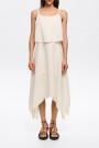 VESTIDO SUPERPUESTO Crema