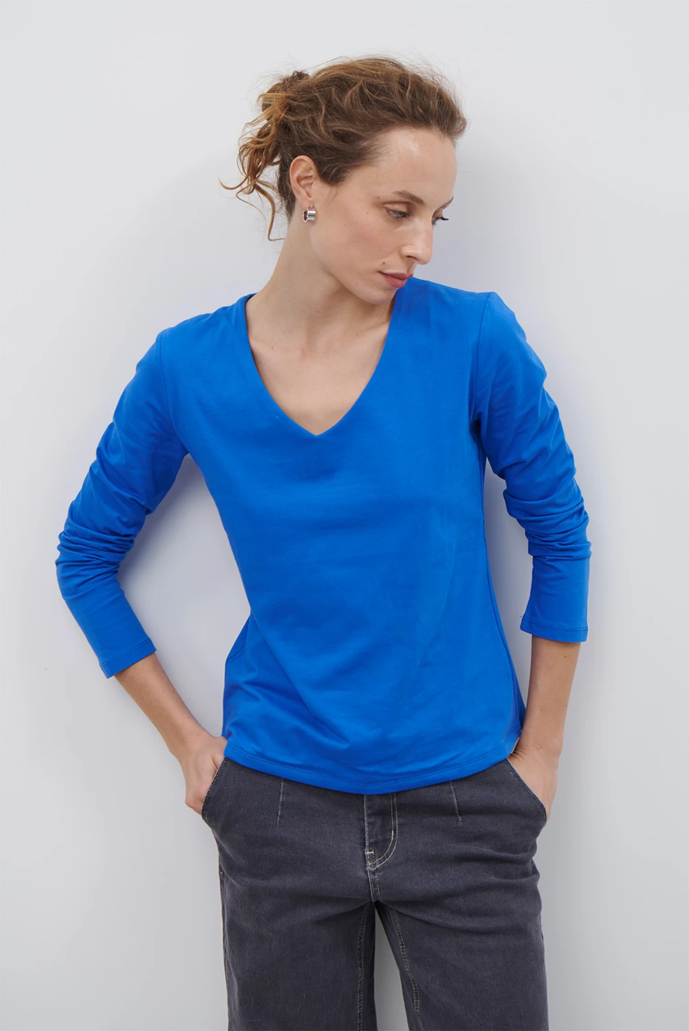 REMERA V M/LARGA