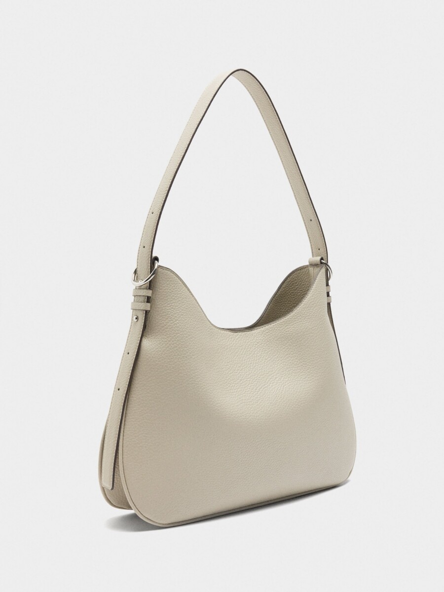 Bolso De Hombro Con Textura crudo