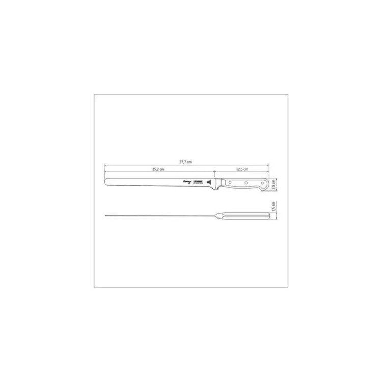 CUCHILLO PARA FIAMBRES TRAMONTINA CENTURY 10" CUCHILLO PARA FIAMBRES TRAMONTINA CENTURY 10"