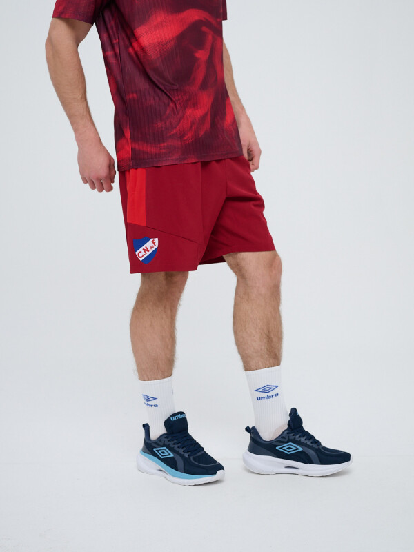 SHORT DE ENTRENAMIENTO TRACE Nacional Hombre Beige, ordeaux