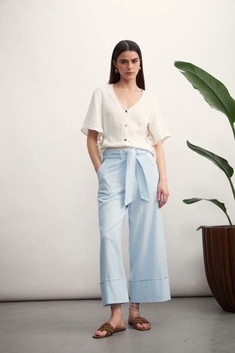 Pantalón Priscila Celeste