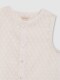 Blusa Con Cuello De Flecos Blanco Roto