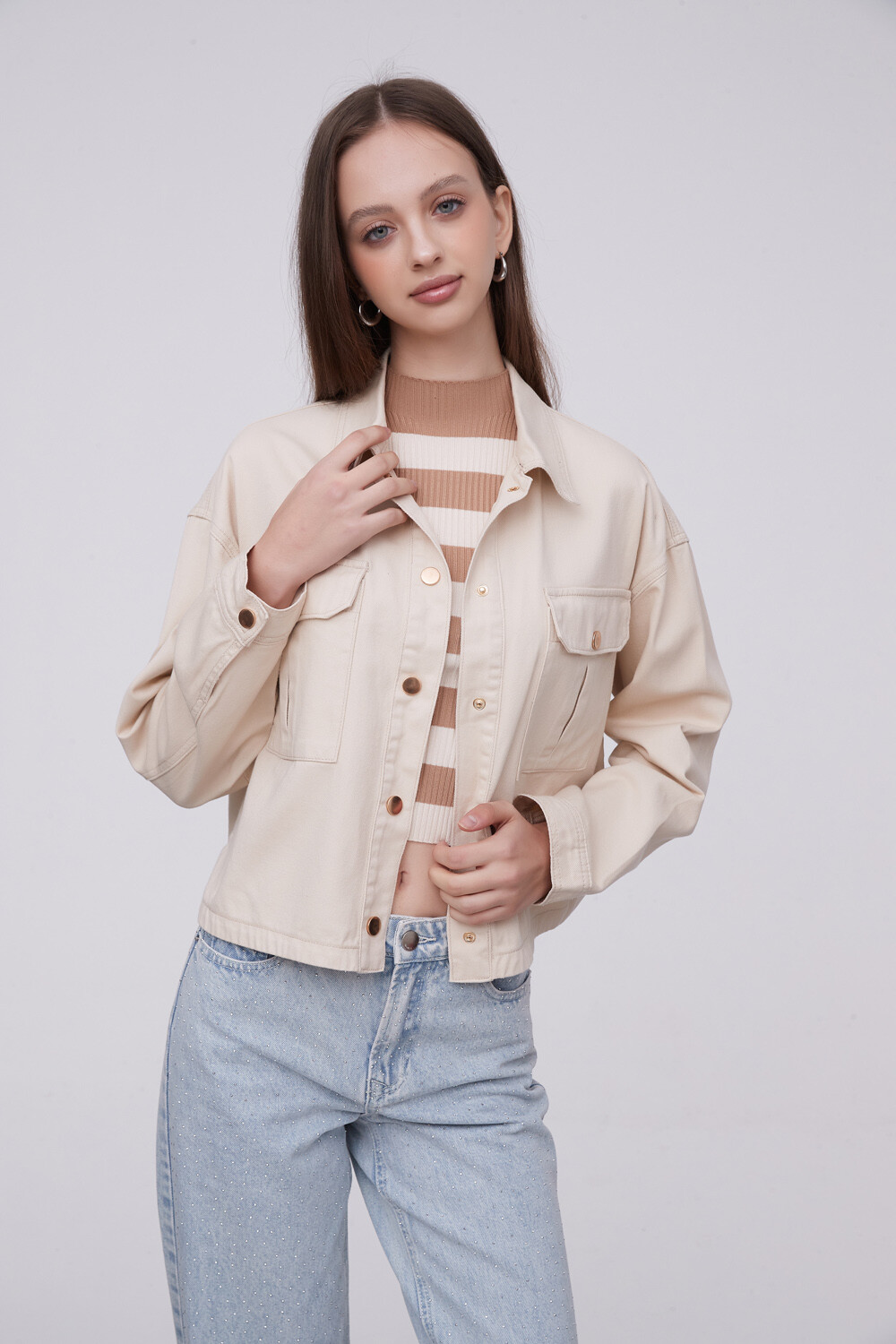 Chaqueta Chirico Beige Claro