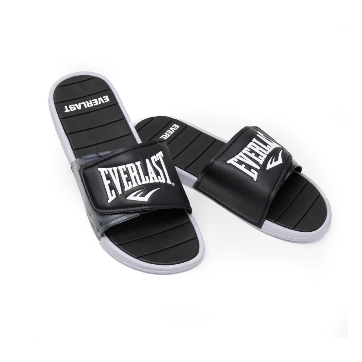 MEN EVERLAST ADJ CAMO SLIDE BK/CAMO/WT 9 - BLACK/CAMO/WHITE 