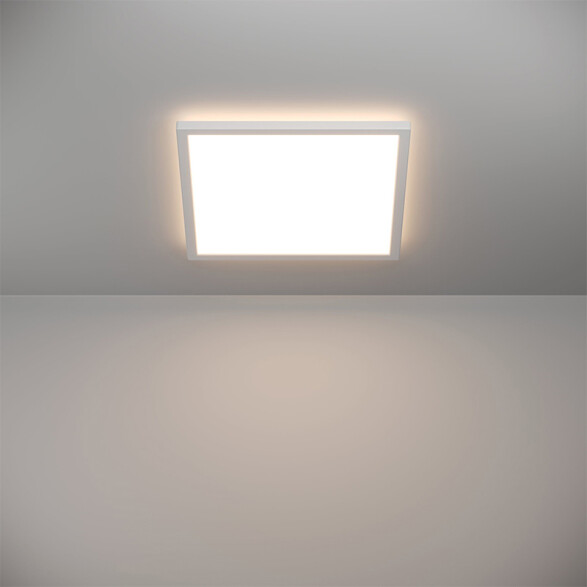 Plafón blanco IP44 LED 17,6W 3 tonos 39x39 ROVITO EG3618