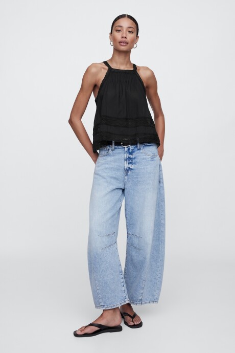 Musculosa Halter Mujer Black