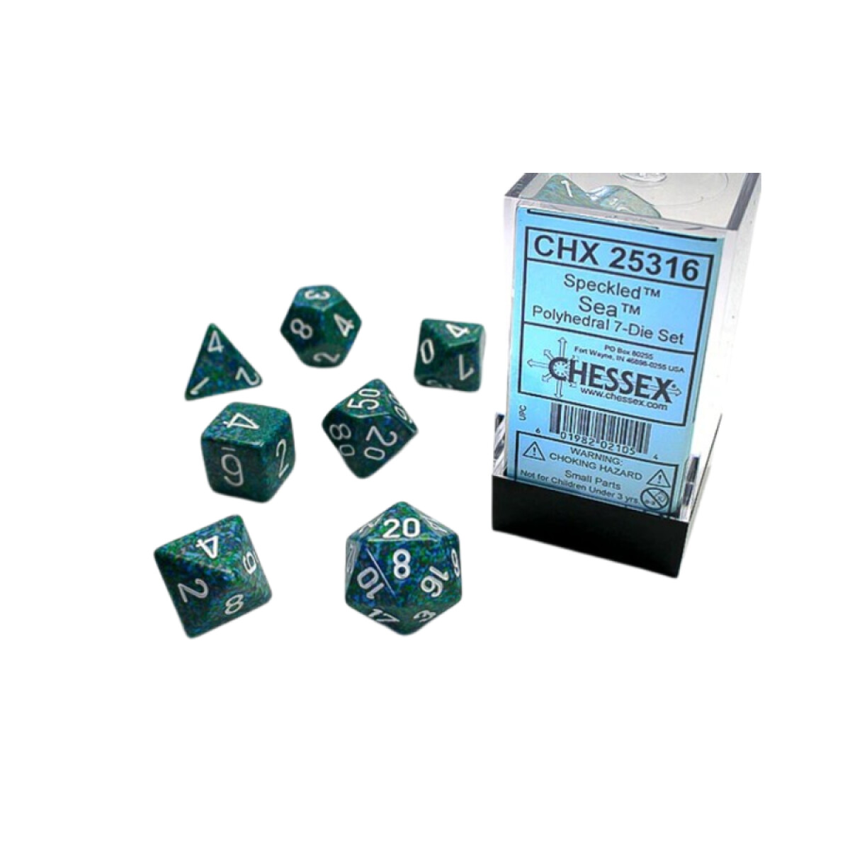 Set de 7 dados - sea 