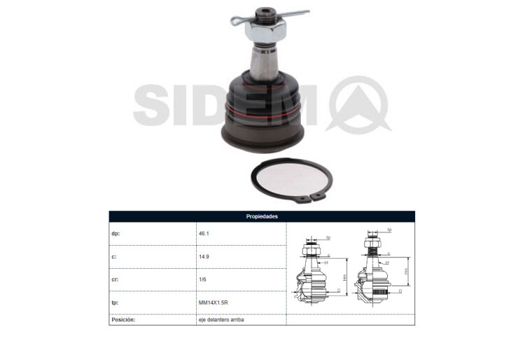 Rotula Del Nissan D23 - Frontier - Np300 15-25 Der/Izq Rotula Del Nissan D23 - Frontier - Np300 15-25 Der/Izq