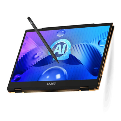 Notebook Convertible MSI Summit E13 AI. NPU Core Ultra 7 155H. RAM 16GB. Disco Sólido 1TB. Pantalla TÁCTIL 13" Full HD+ Notebook Convertible MSI Summit E13 AI. NPU Core Ultra 7 155H. RAM 16GB. Disco Sólido 1TB. Pantalla TÁCTIL 13" Full HD+