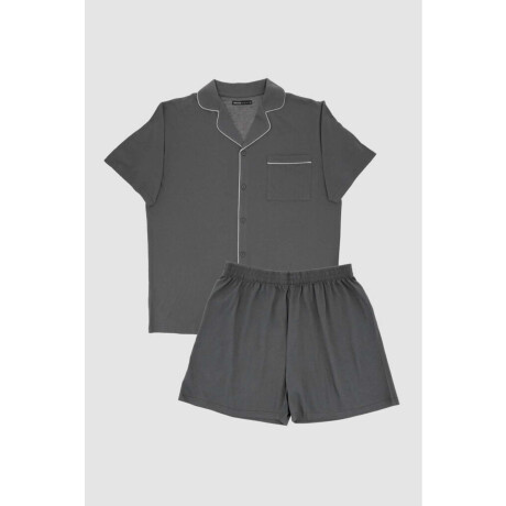 Pijama Mocca Gris melange