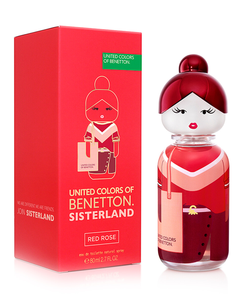 Perfume Benetton Sisterland Red Rose EDT 80ml 
