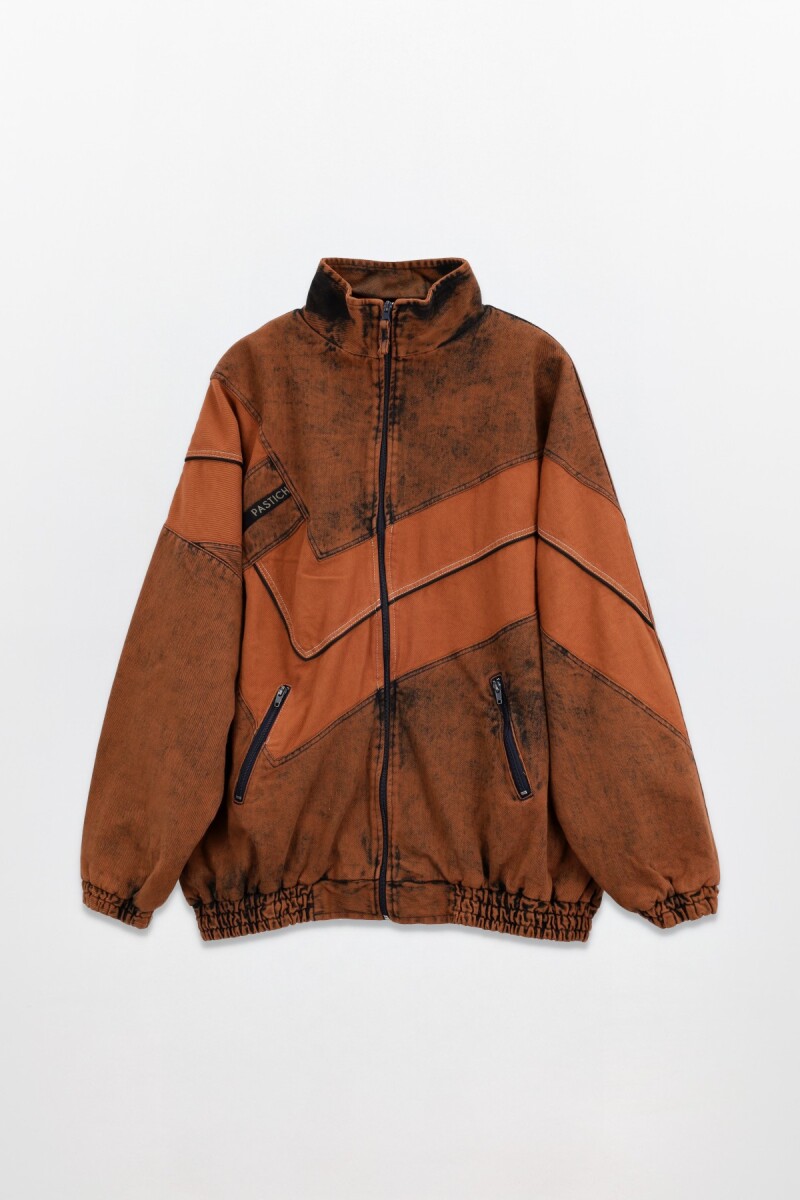 Campera Olímpica Denim Washed Rust