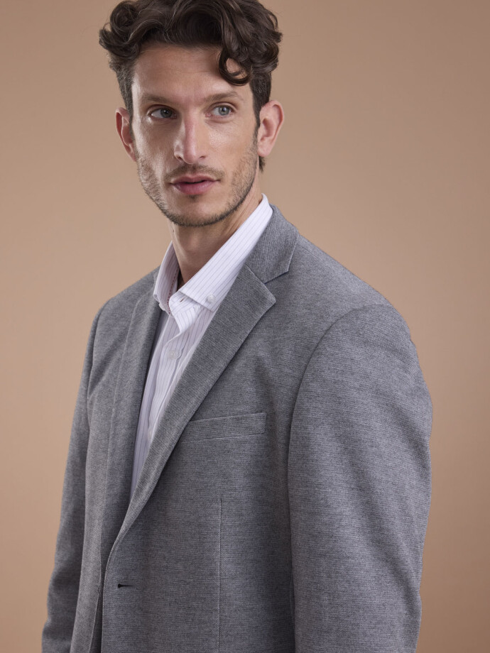 BLAZER DON 2.0 GRIS OSCURO MELANGE