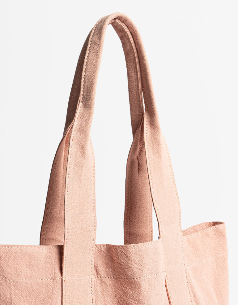 Bolsas reutilizables Tote Bag De Material Reciclado - Rosa Claro