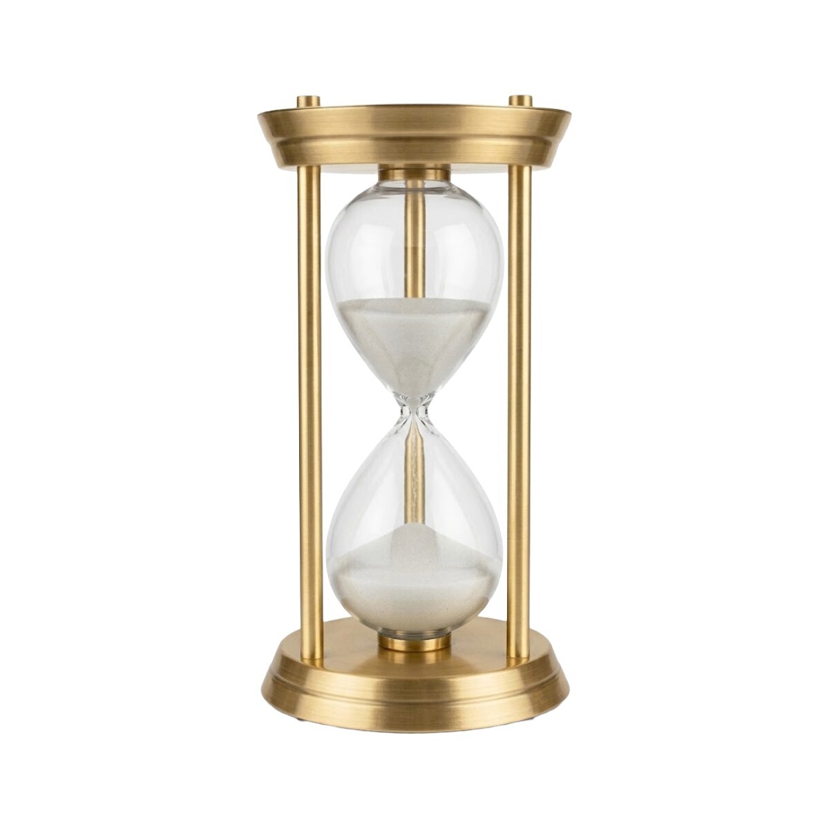 RELOJ DE ARENA DORADO 17X33CM 