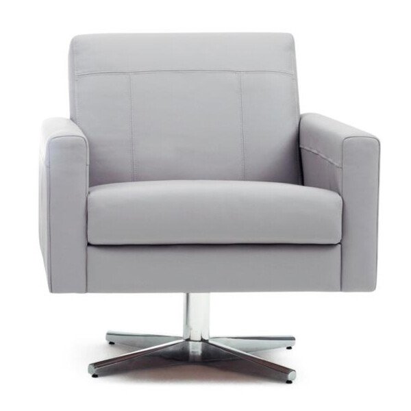 POLTRONA BLASS - 100% CUERO - BASE METAL - CHOCOLATE POLTRONA BLASS - 100% CUERO - BASE METAL - CHOCOLATE