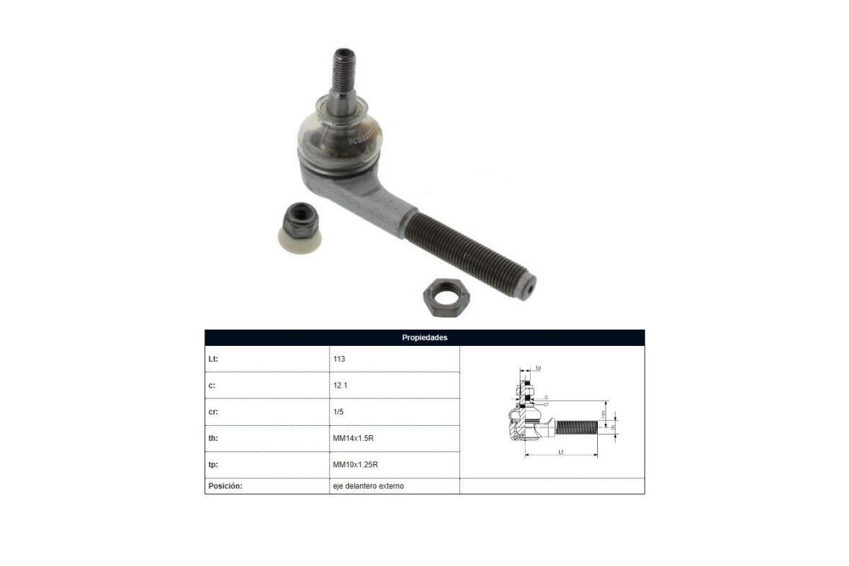 Puntero Citroen Ax/C4/Saxo, Peug 106/207/605/307/206 86-25 Izq Puntero Citroen Ax/C4/Saxo, Peug 106/207/605/307/206 86-25 Izq
