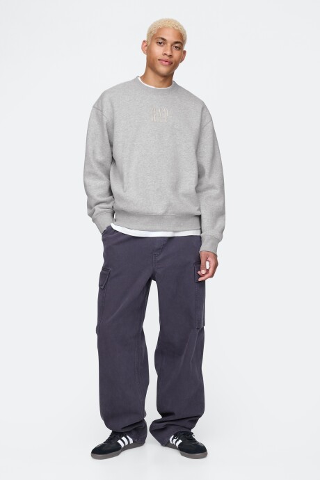 Buzo Deportivo Logo Gap Hombre Bc15 Lt Grey Heather
