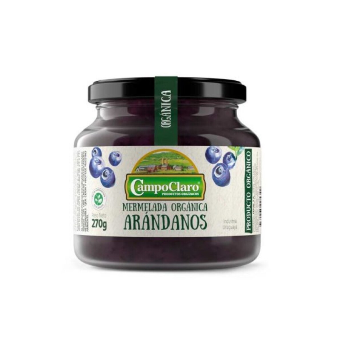 Mermelada De Arandanos Campo Claro 270g 