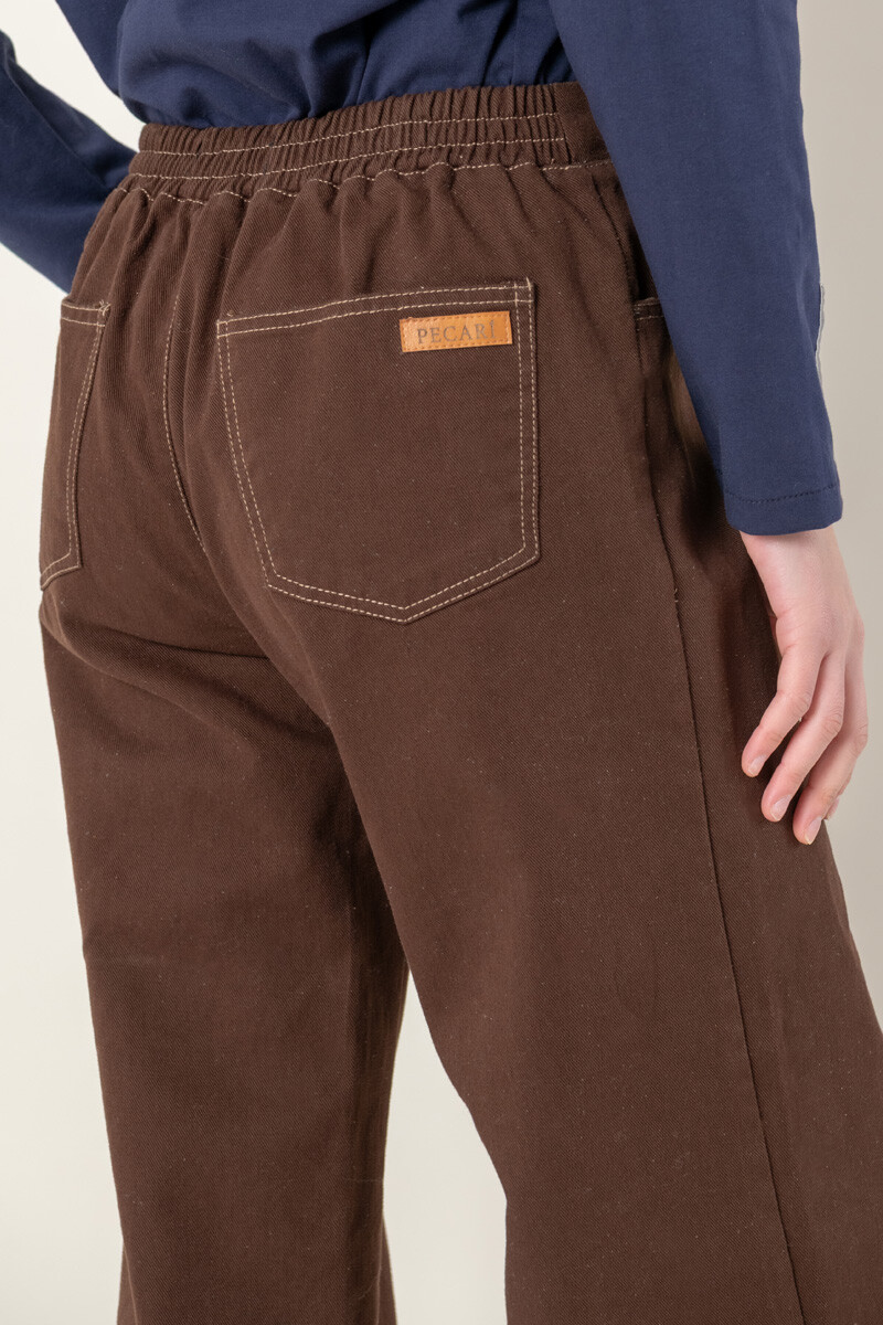 Pantalon cotidiano Chocolate