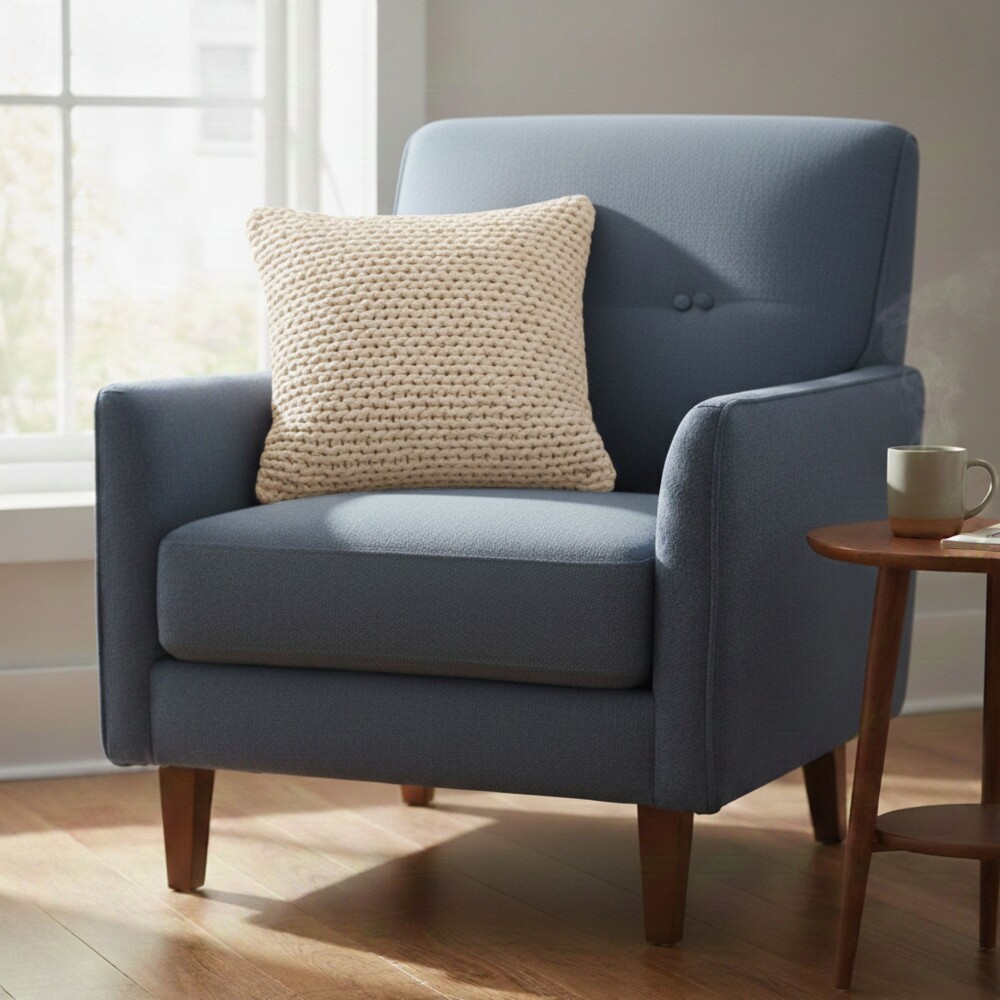 Almohadón Deco Tejido Doble Punto - Pilar Beage