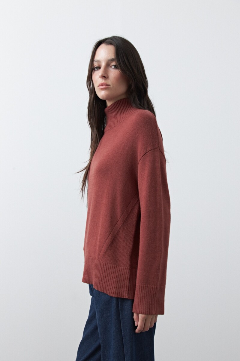 POLERA JAMIRO Ladrillo