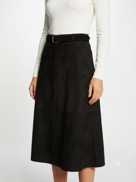 FALDA SLOWLY MGF80 NEGRO