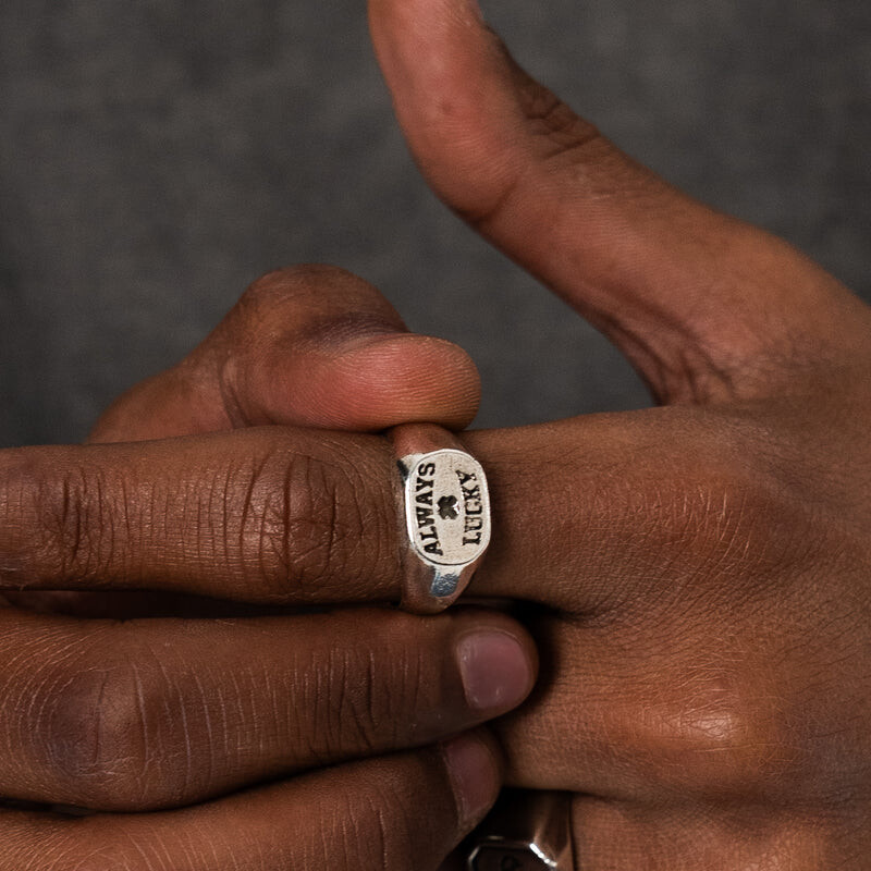TwoJeys Anillo Always Lucky Signet Plata TwoJeys Anillo Always Lucky Signet Plata