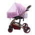 Tul Mosquitero Protector P/ Coche Bebe Ajustable Cuna Variante Color Rosa